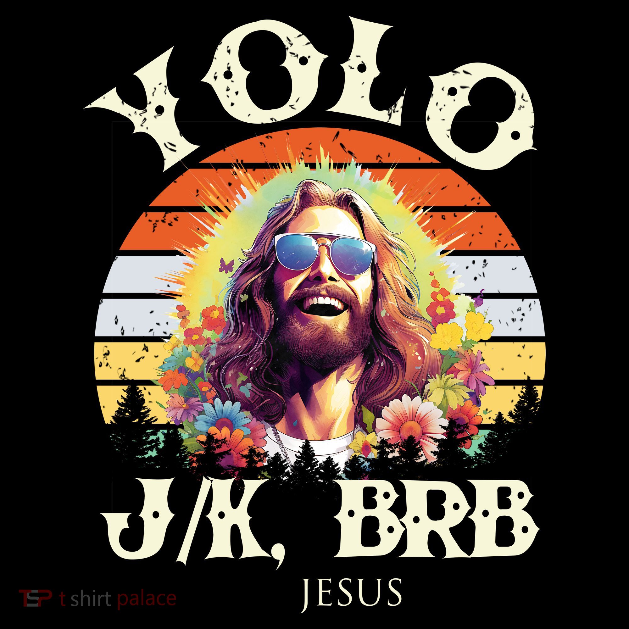 YOLO JK BRB – Funny Jesus Easter Meme Christian Women's Hoodie