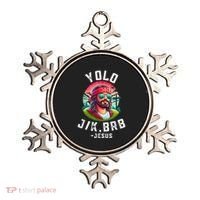 Yolo Jk Brb Jesus Funny Easter Resurrection Christians Ornament thumb 0