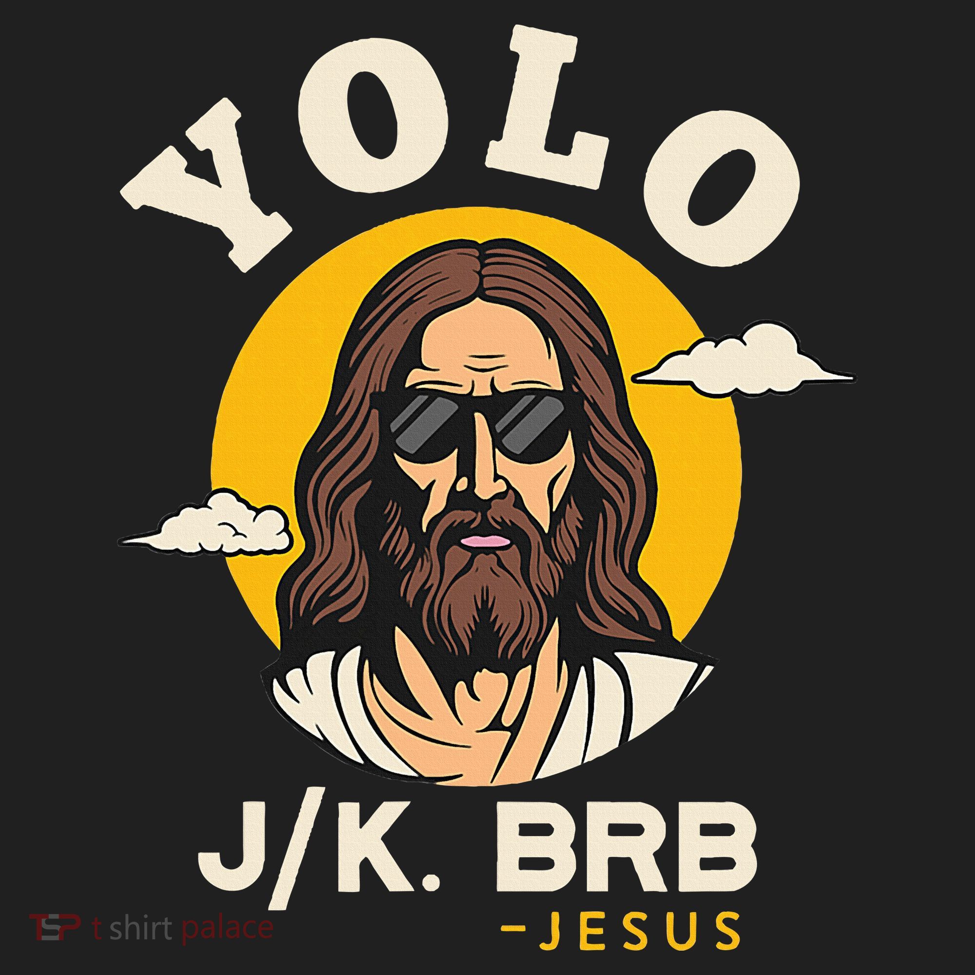 Yolo Jk Brb Jesus Funny Easter Christian Faith Hat