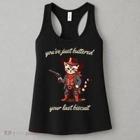 Youve Just Buttered Your Last Biscuit Western Cat Cowboy Women's Tank Top thumb 3