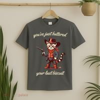 Youve Just Buttered Your Last Biscuit Western Cat Cowboy T-Shirt thumb 2