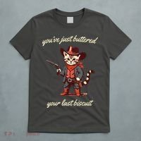 Youve Just Buttered Your Last Biscuit Western Cat Cowboy T-Shirt thumb 5