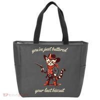 Youve Just Buttered Your Last Biscuit Western Cat Cowboy Tote Bag thumb 0