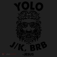 Yolo JK BRB Jesus Resurrection Funny Christian Women's Sweatshirt thumb 2