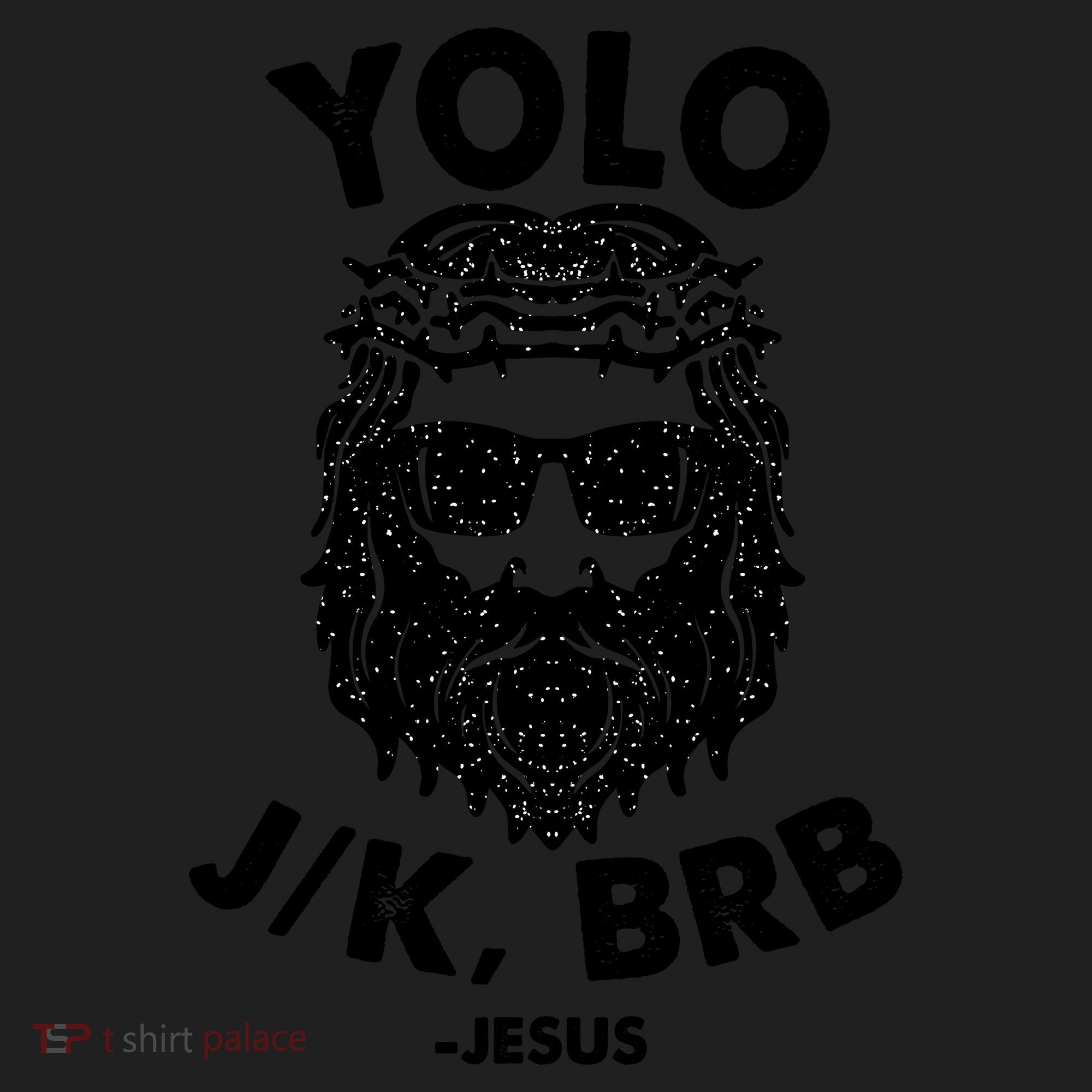 Yolo JK BRB Jesus Resurrection Funny Christian Women's Sweatshirt