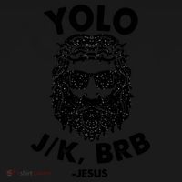Yolo JK BRB Jesus Resurrection Funny Christian Toddler Hoodie thumb 2