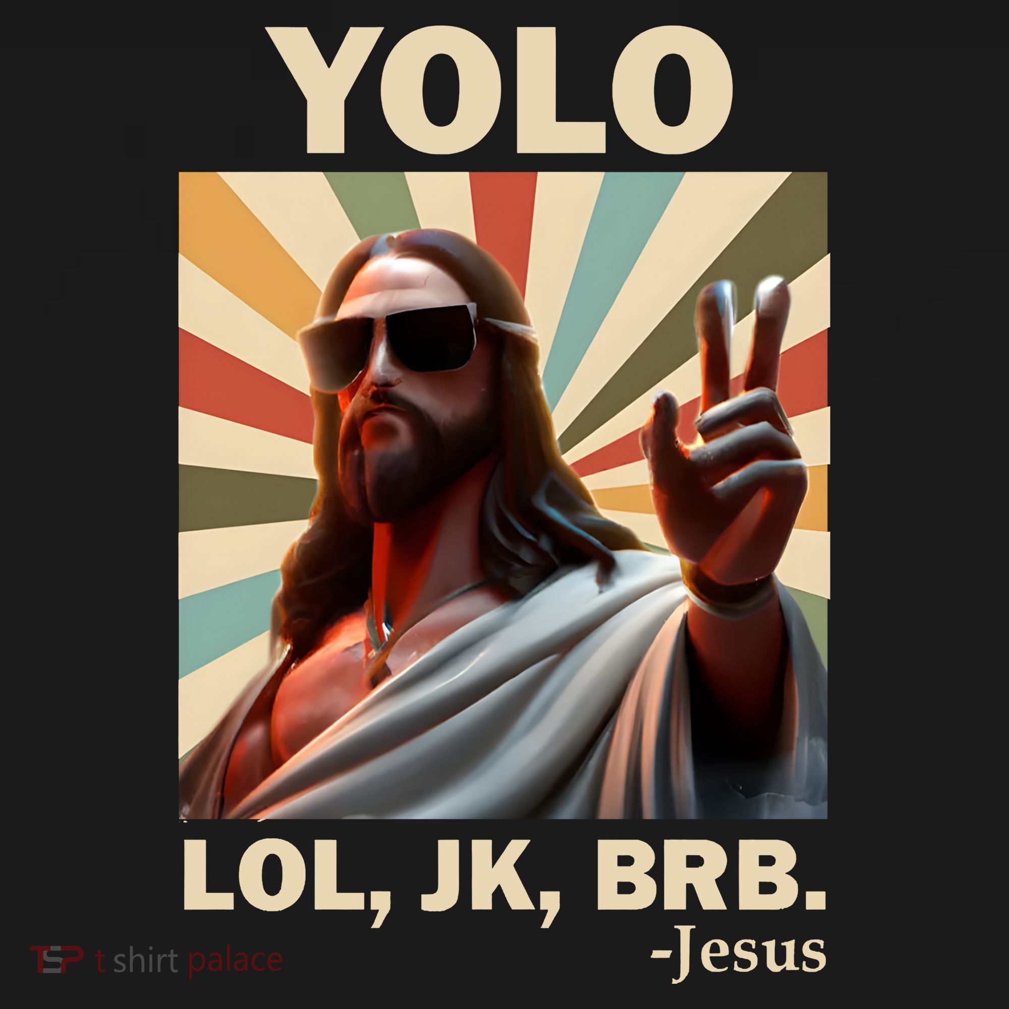 Yolo Jk Brb Jesus Christian Guess Whos Back Women's Hoodie