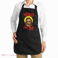 YOLO JK BRB Jesus Easter Day Ressurection Christians Apron thumb 2