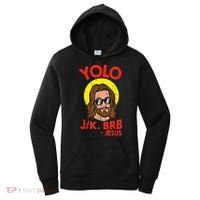 YOLO JK BRB Jesus Easter Day Ressurection Christians Women's Hoodie thumb 0