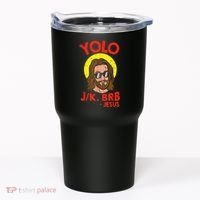 YOLO JK BRB Jesus Easter Day Ressurection Christians Tumbler thumb 0