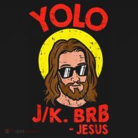 YOLO JK BRB Jesus Easter Day Ressurection Christians Baby Bodysuit thumb 2