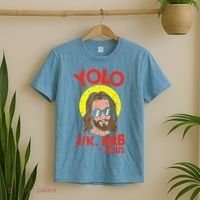 YOLO JK BRB Jesus Easter Day Ressurection Christians T-Shirt thumb 2