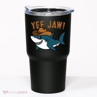 Yee Jaw Cowboy Old Western Shark Tumbler thumb 0