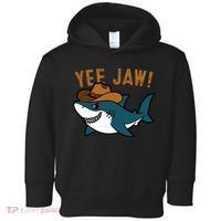 Yee Jaw Cowboy Old Western Shark Toddler Hoodie thumb 0