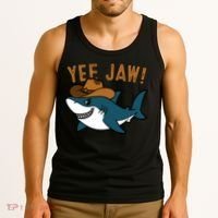 Yee Jaw Cowboy Old Western Shark Tank Top thumb 3