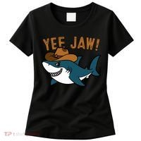 Yee Jaw Cowboy Old Western Shark Women's T-Shirt thumb 0