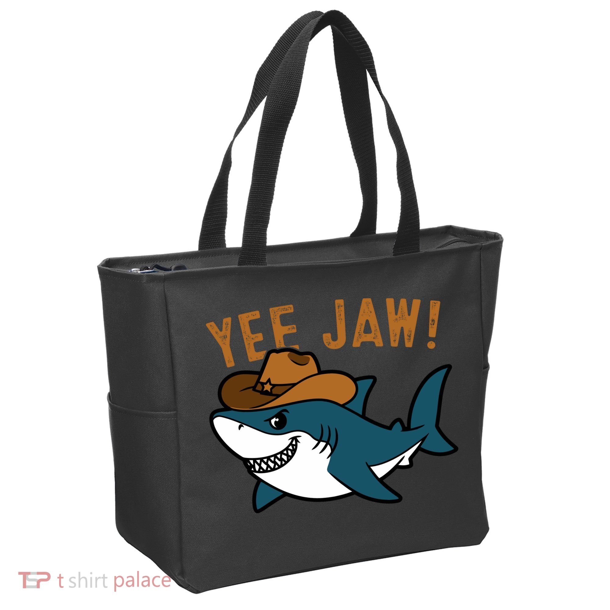 Yee Jaw Cowboy Old Western Shark Tote Bag
