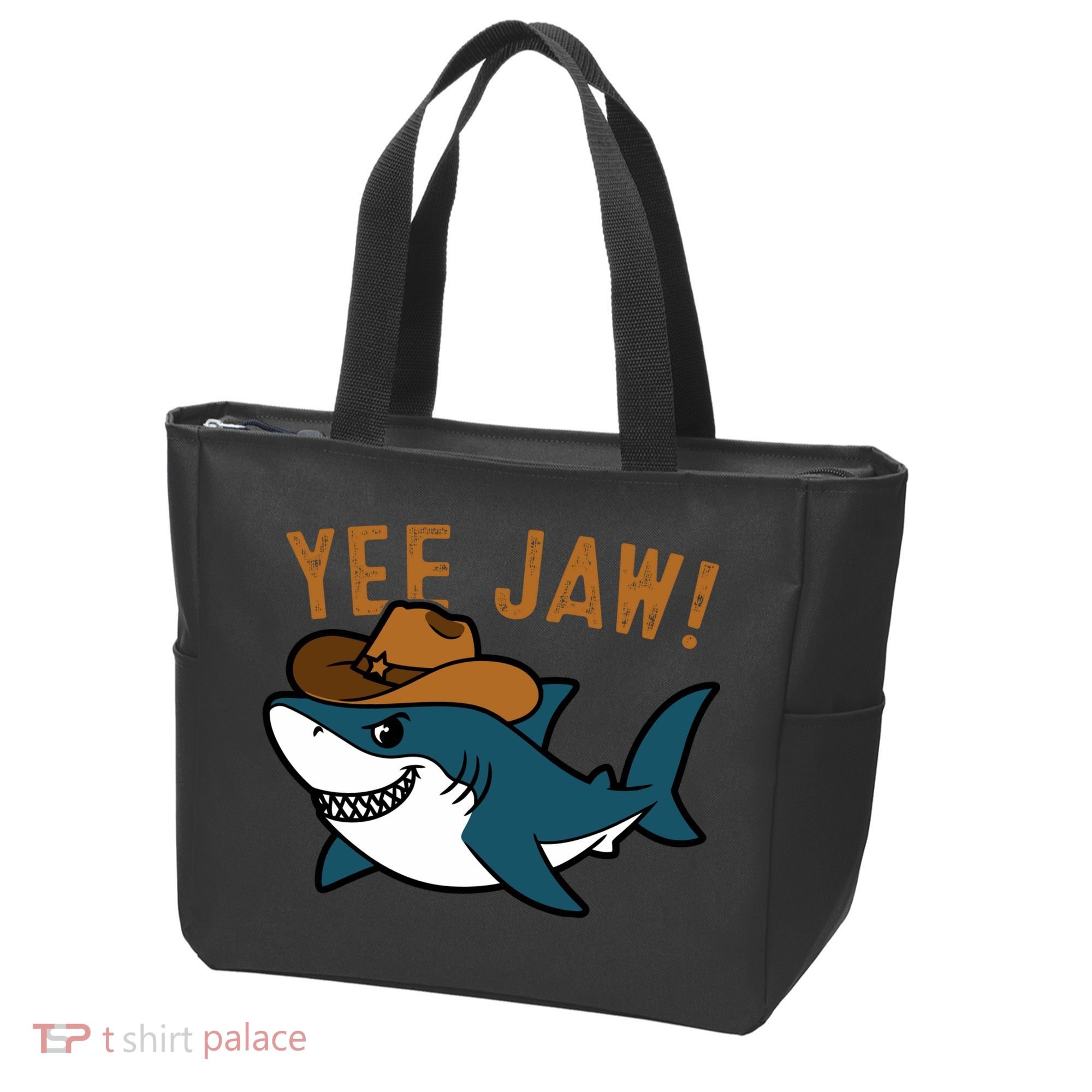 Yee Jaw Cowboy Old Western Shark Tote Bag
