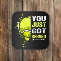You Just Got Served Tennis Coaster thumb 0