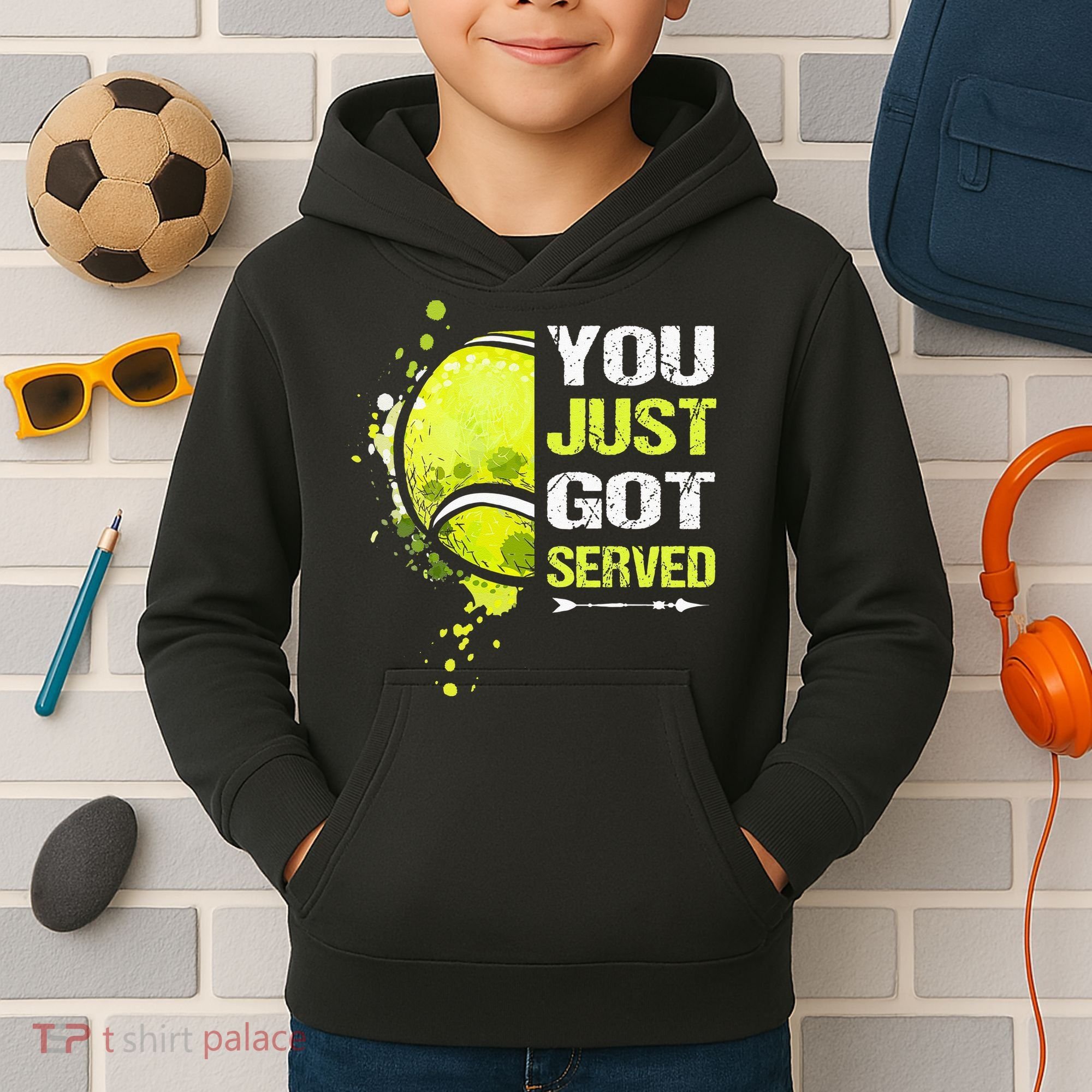 You Just Got Served Tennis Kids Hoodie