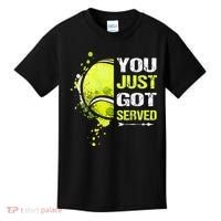 You Just Got Served Tennis Kids T-Shirt thumb 0