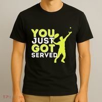 You Just Got Served Funny Tennis Player & Tennis Coach T-Shirt thumb 3