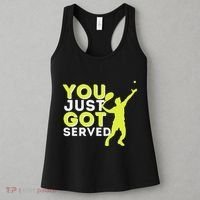 You Just Got Served Funny Tennis Player & Tennis Coach Women's Tank Top thumb 3