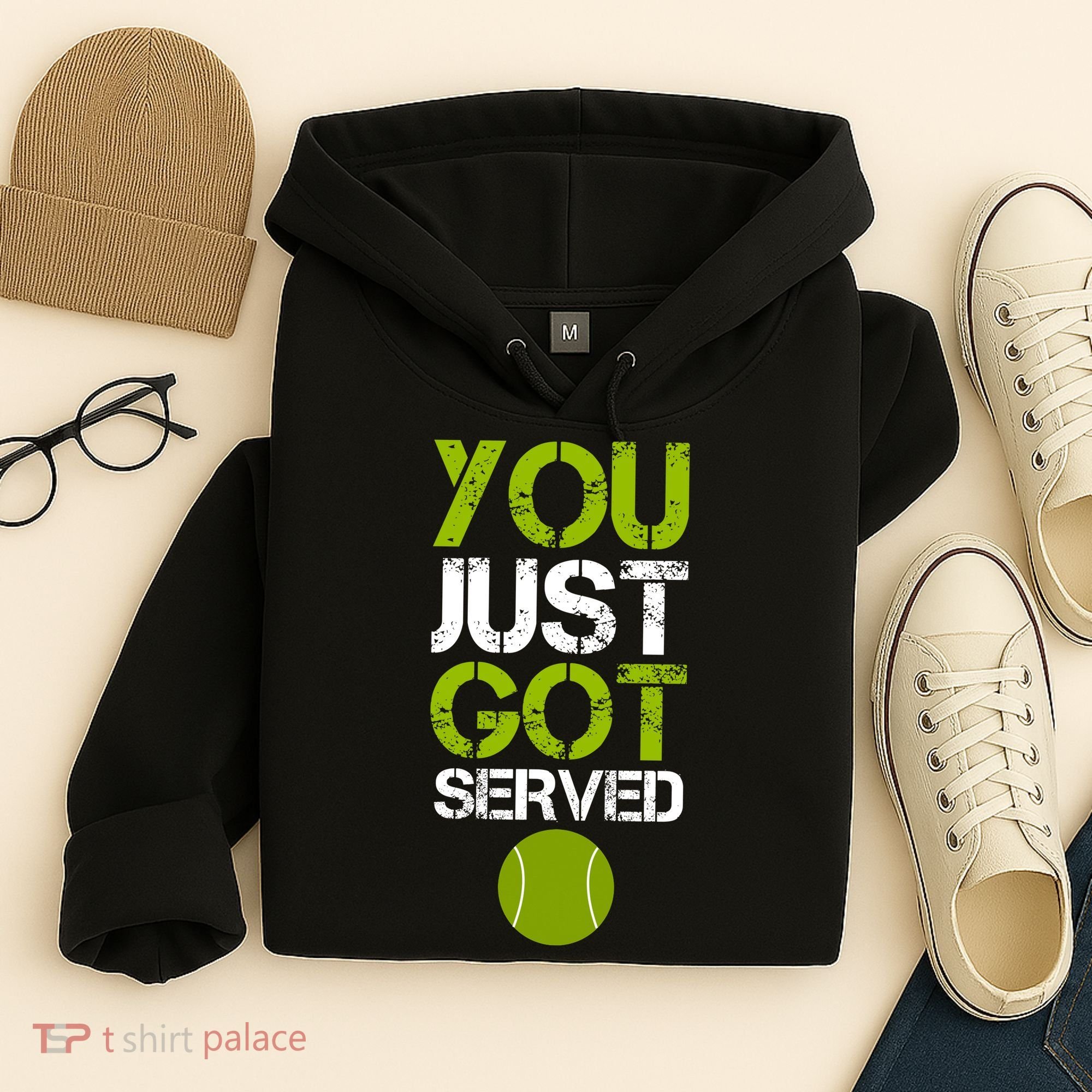You Just Got Served Tennis Player Hoodie