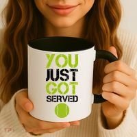 You Just Got Served Tennis Player Coffee Mug thumb 3
