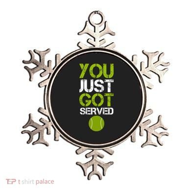 You Just Got Served Tennis Player Ornament