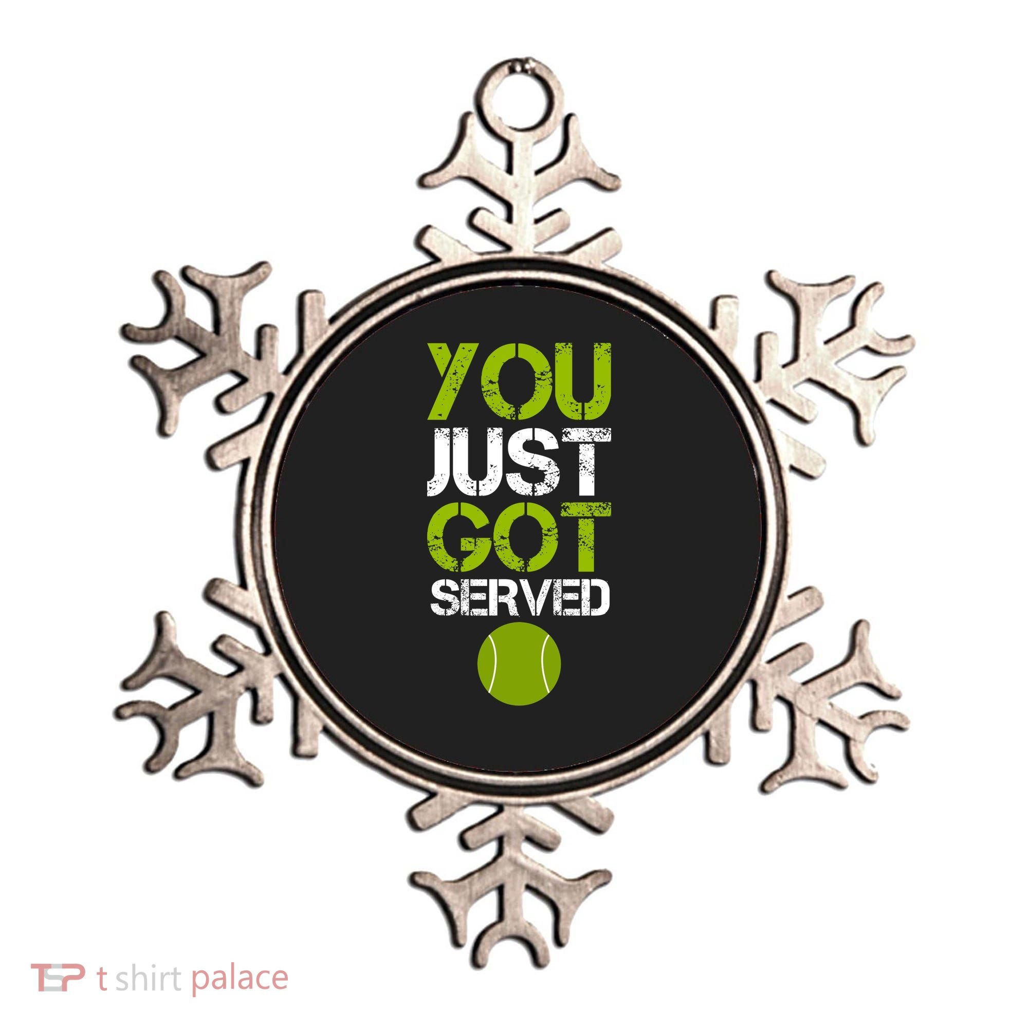 You Just Got Served Tennis Player Ornament