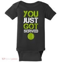 You Just Got Served Tennis Player Baby Bodysuit thumb 0