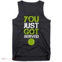 You Just Got Served Tennis Player Tank Top thumb 0