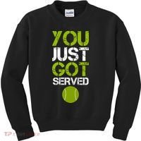 You Just Got Served Tennis Player Kids Sweatshirt thumb 0