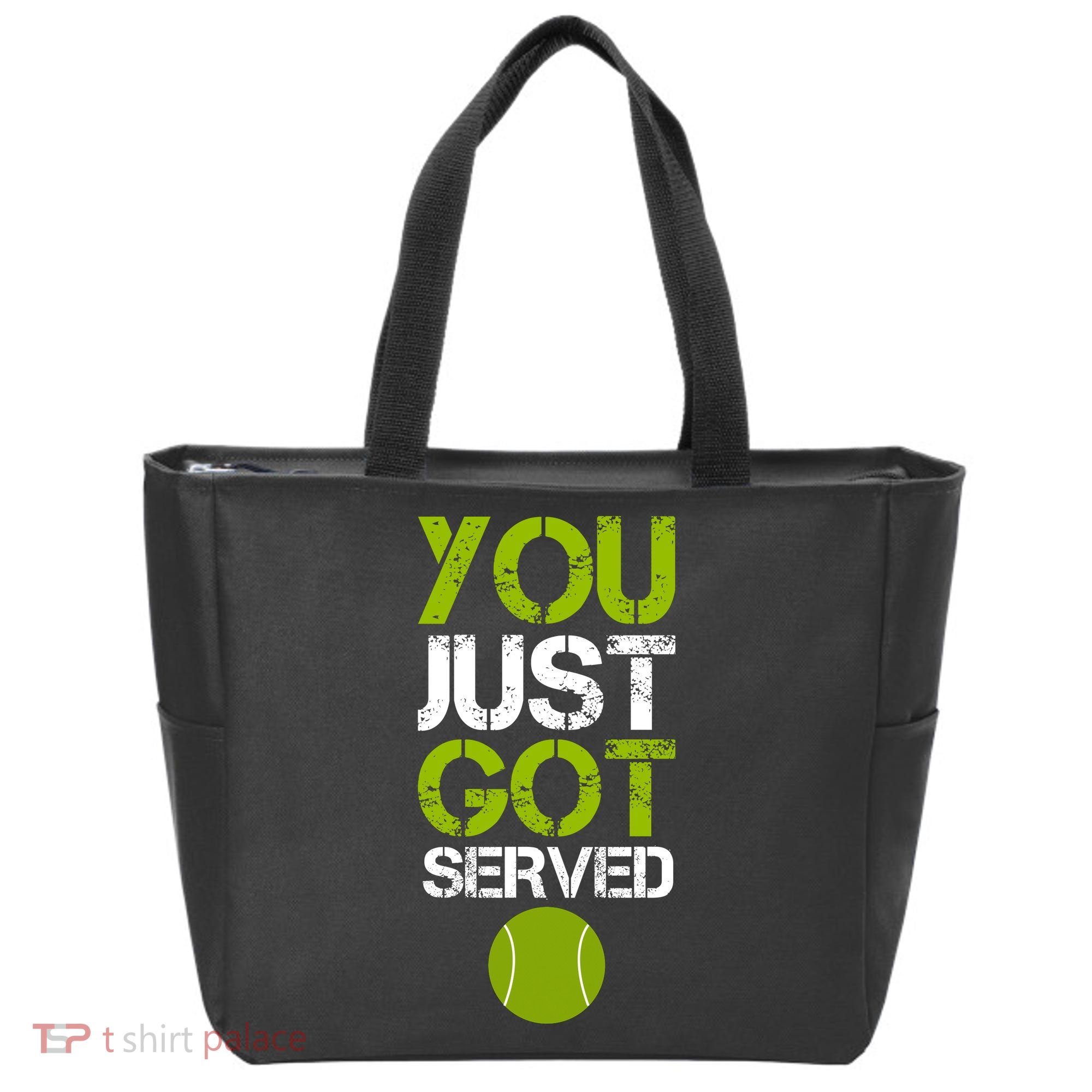 You Just Got Served Tennis Player Tote Bag