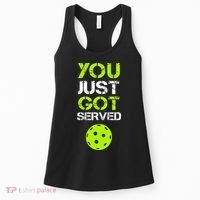 You Just Got Served Pickleball Funny Pickleball Player Sport Women's Tank Top thumb 0