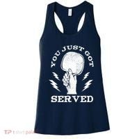 You Just Got Served Hand Holding Ping Pong Paddle Sport Women's Tank Top thumb 0