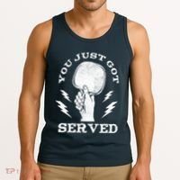 You Just Got Served Hand Holding Ping Pong Paddle Sport Tank Top thumb 3