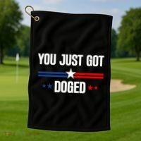 You Just Got Doged Golf Towel thumb 1