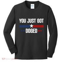 You Just Got Doged Kids Long Sleeve Shirt thumb 0