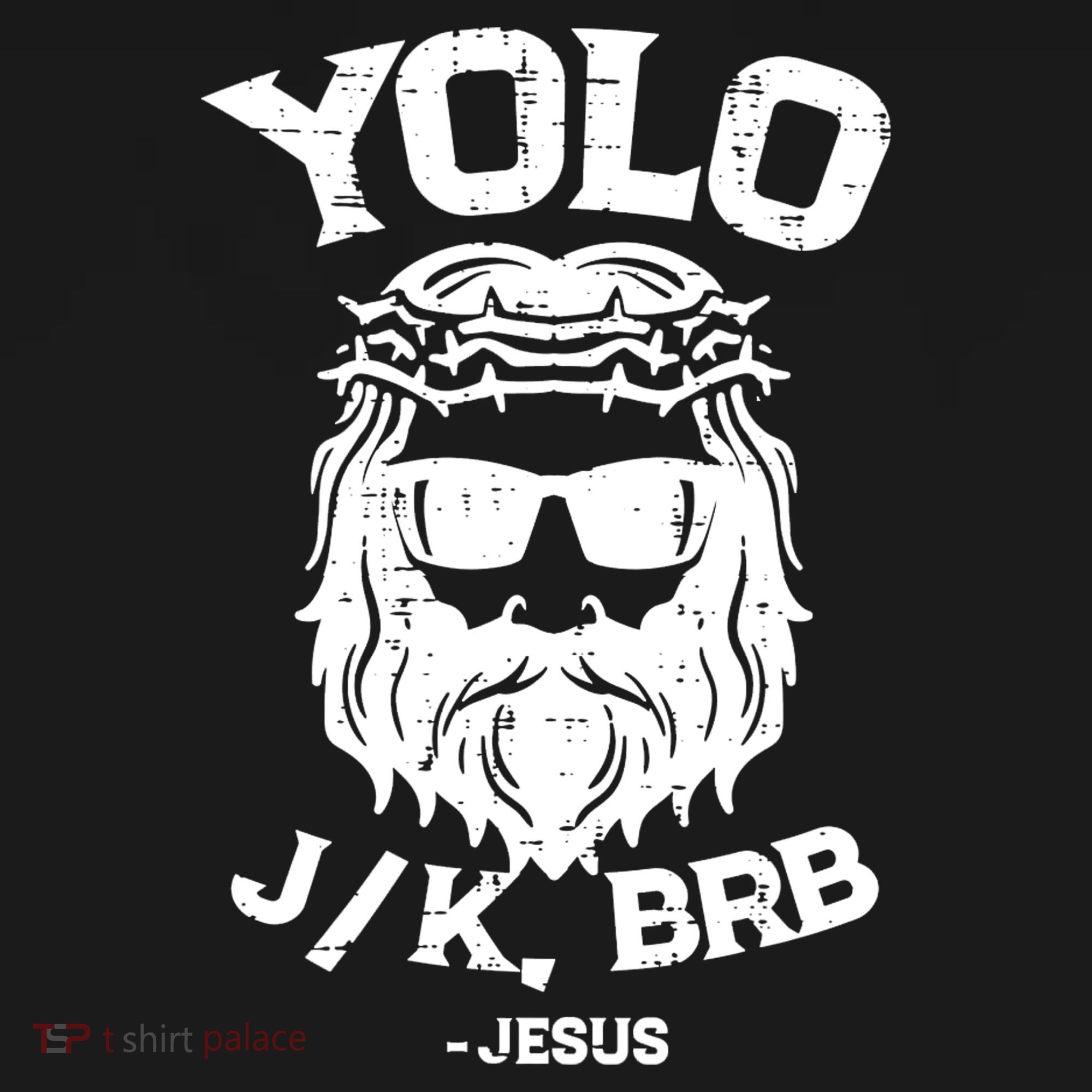 Yolo Just Kissing Be Right Back Jesus Funny Coaster