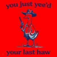 You Just Yeed Your Last Haw Silly Goose Santa Hat thumb 1