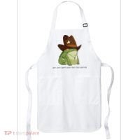 You Just Yeed Your Last Haw Partner Cowboy Frog Meme Apron thumb 0