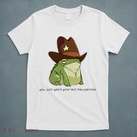 You Just Yeed Your Last Haw Partner Cowboy Frog Meme T-Shirt thumb 5