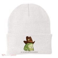 You Just Yeed Your Last Haw Partner Cowboy Frog Meme Beanie thumb 0