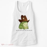 You Just Yeed Your Last Haw Partner Cowboy Frog Meme Women's Tank Top thumb 0
