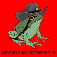 You Just Yeed Your Last Haw Funny Frog Santa Hat thumb 1