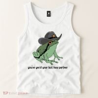 You Just Yeed Your Last Haw Funny Frog Tank Top thumb 2