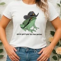 You Just Yeed Your Last Haw Funny Frog Women's T-Shirt thumb 2