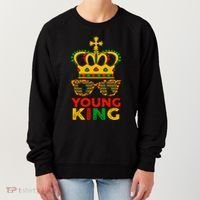 Young King Crown African American 1865 Junenth Cool Gift Women's Sweatshirt thumb 0